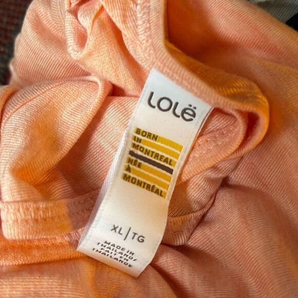 Lole size XL peach with open twisted back. - Picture 4 of 7